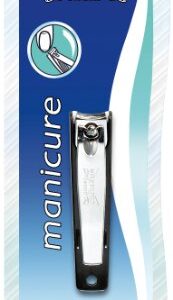 Wilkinson Sword Maniküre Nagelknipsermit Nagelfang in Chrom, 1 Stück (1er Pack)