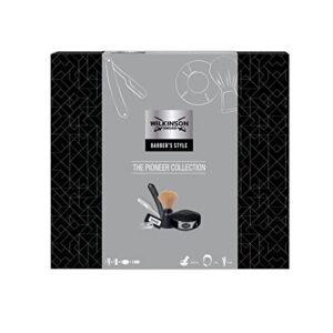 WILKINSON SWORD Barber's Style - The Pioneer Collection (Rasiermesser, 5 x Doppeklingen. Rasierpinsel, Rasierseife)