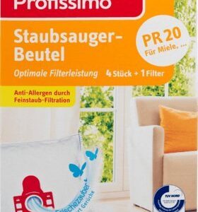 Profissimo Staubsaugerbeutel PR20, 4 St, Vlies, Antiallergisch