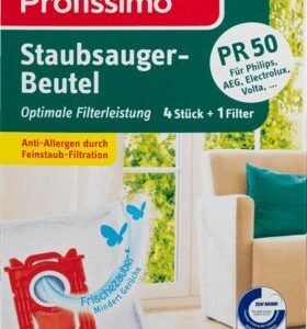 Lenor Profissimo Staubsaugerbeutel PR50, 1 Packung mit 4 Stück