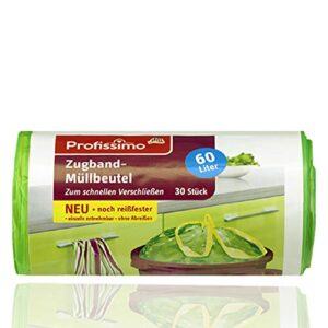 Profissimo Zugband-Müllbeutel 60 L 30 Beutel