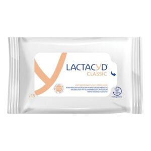 LACTACYD Classic Intimreinigungstücher - 15x Feuchttücher für Intimpflege