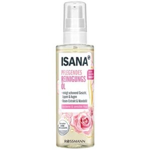 ISANA pflegendes Reinigungsöl - für Gesicht, Lippen und Augen - für trockene & sensible Haut - 100 mL