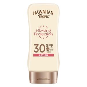 Hawaiian Tropic Glowing Protection Sonnencreme Lotion – LSF 30 – 180 ml
