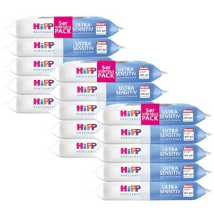 HiPP Ultra Sensitiv Feuchttücher, 720 Stück (3 x 240)