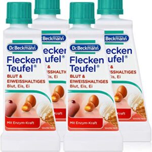 4x Dr. Beckmann Fleckenteufel Blut & Eiweißhaltiges 50 ml - Mit Schnell-Fleck-Bindung