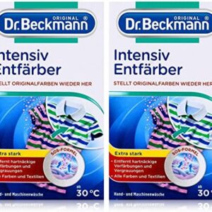 Dr. Beckmann Intensiv Entfärber 2x200g | für alle Textilien & Farben | entfernt hartnäckige Verfärbungen & erhält die Farbbrillianz