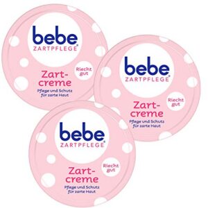 3x 150 ml bebe Zartpflege Zartcreme Pflege & Schutz für zarte Haut angenehmer Duft (3er Pack)