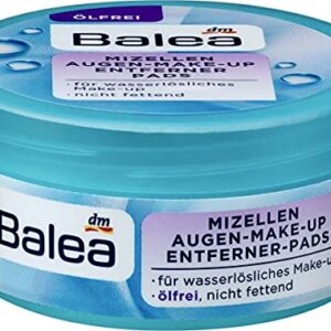 Balea Augen Make-Up Entferner Pads mit Aloe Vera ölfrei, 50 Stück